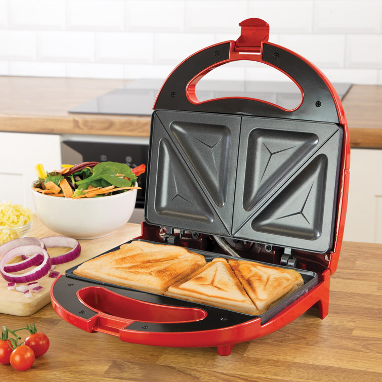 Quest 13.2cm Non Stick Electric Grill Sandwich Maker with Lid